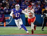 Josh Allen against the Kansas City Chiefs - Source: Imagn
